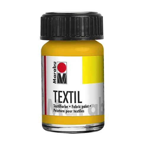 Marabu Vopsea textilă, 15 ml, 021, galben mediu