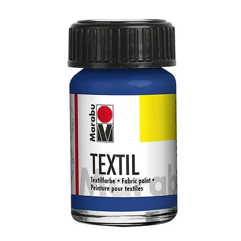 Marabu Vopsea textilă, 15 ml, 052, albastru mediu