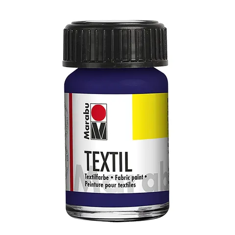 Marabu Vopsea textilă, 15 ml, 053, albastru închis