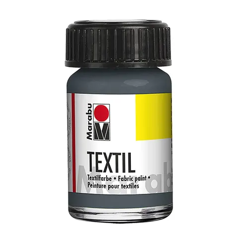 Marabu Vopsea textilă, 15 ml, 078, gri