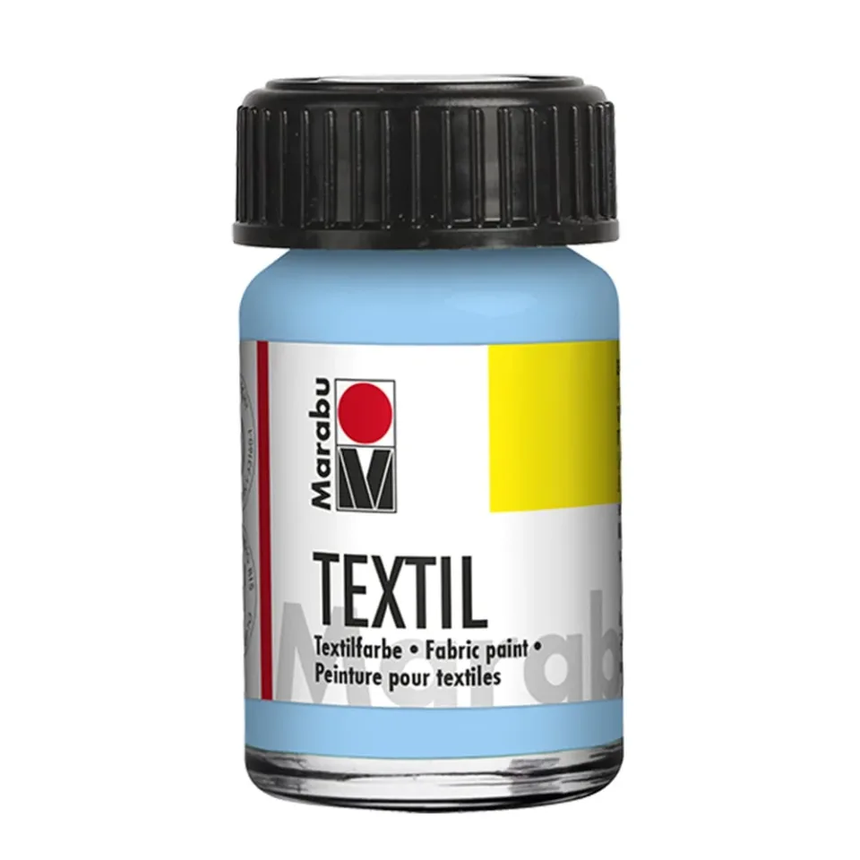 Marabu Vopsea textilă, 15 ml, 090, albastru deschis