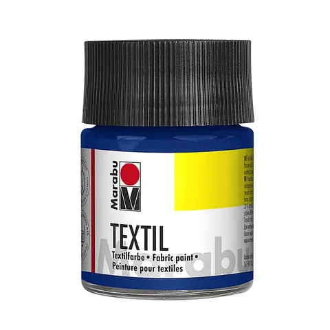 Marabu Vopsea textilă, 50 ml, 052, albastru mediu