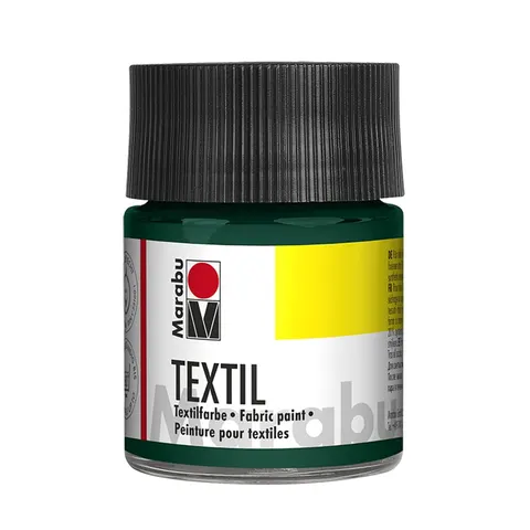 Marabu Vopsea textilă, verde închis, 50 ml, 068