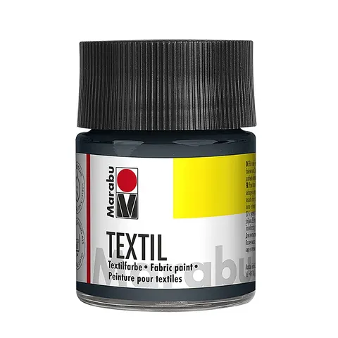 Marabu Vopsea textilă, gri, 50 ml, 078