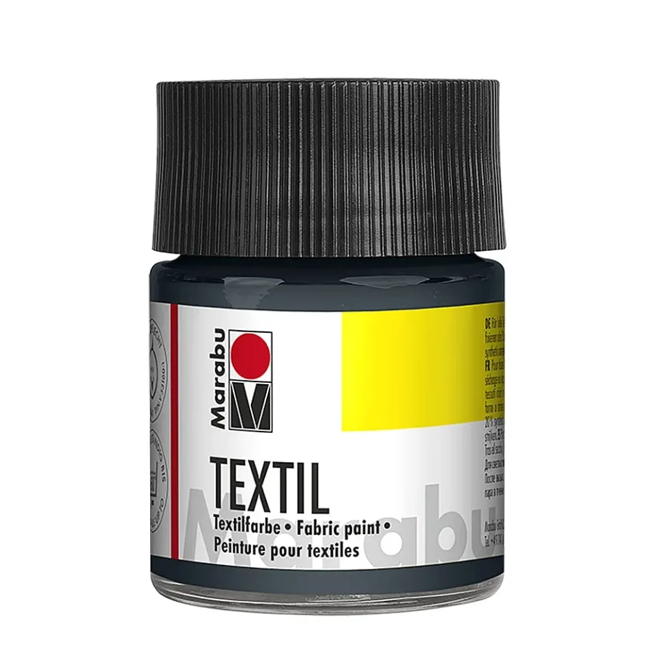 Marabu Vopsea textilă, gri, 50 ml, 078