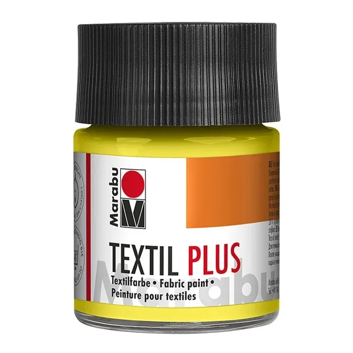 Marabu Vopsea textilă Plus, 50 ml, 020, lămâie
