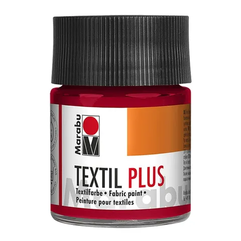 Marabu Vopsea textilă Plus, 50 ml, 032, carmin