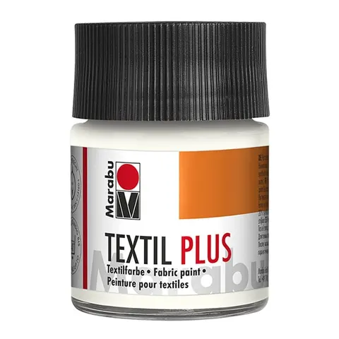 Marabu Vopsea textilă Plus, 50 ml, 070, alb