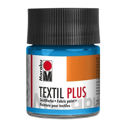 Marabu Vopsea textilă Plus, 50 ml, 090, albastru deschis