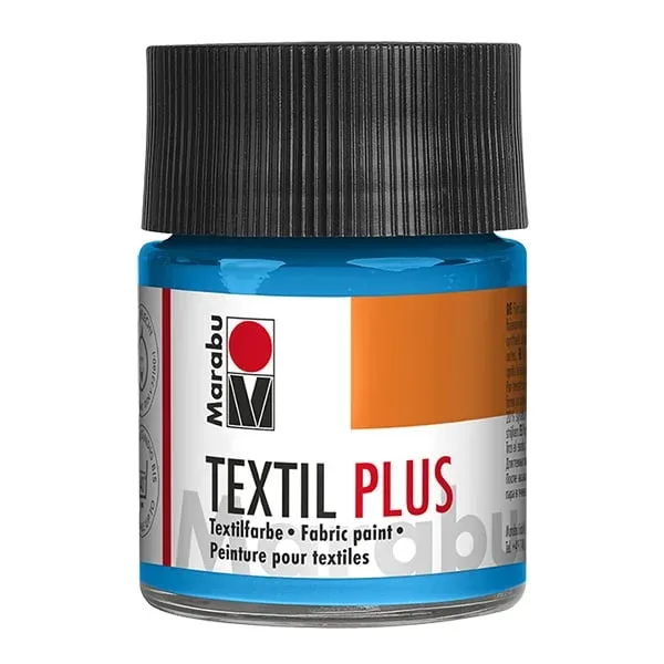 Marabu Vopsea textilă Plus, 50 ml, 090, albastru deschis