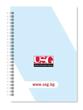 Caiet USG cu design publicitar