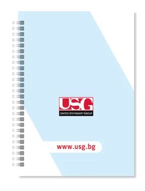 Caiet USG cu design publicitar
