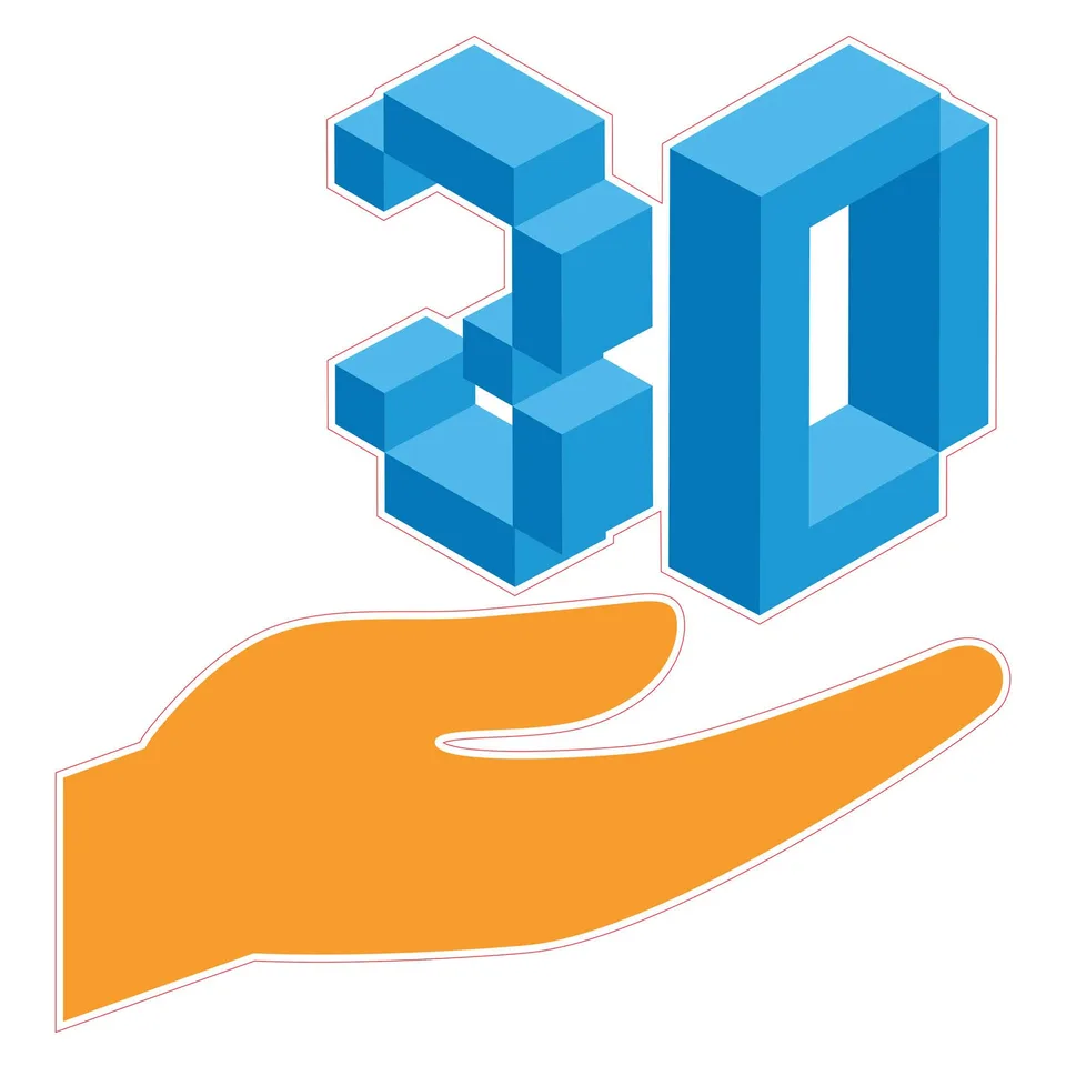Sticker STEM, Design și Prototipare 3D, Set A7, 50 cm, Sticker 10