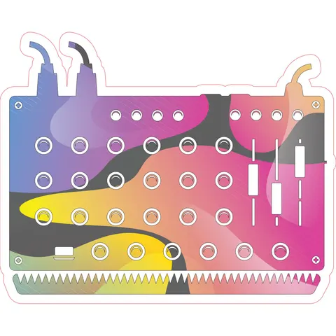 Sticker STEM, Sala de Arte Digitale, set B4, 50 cm, sticker 10
