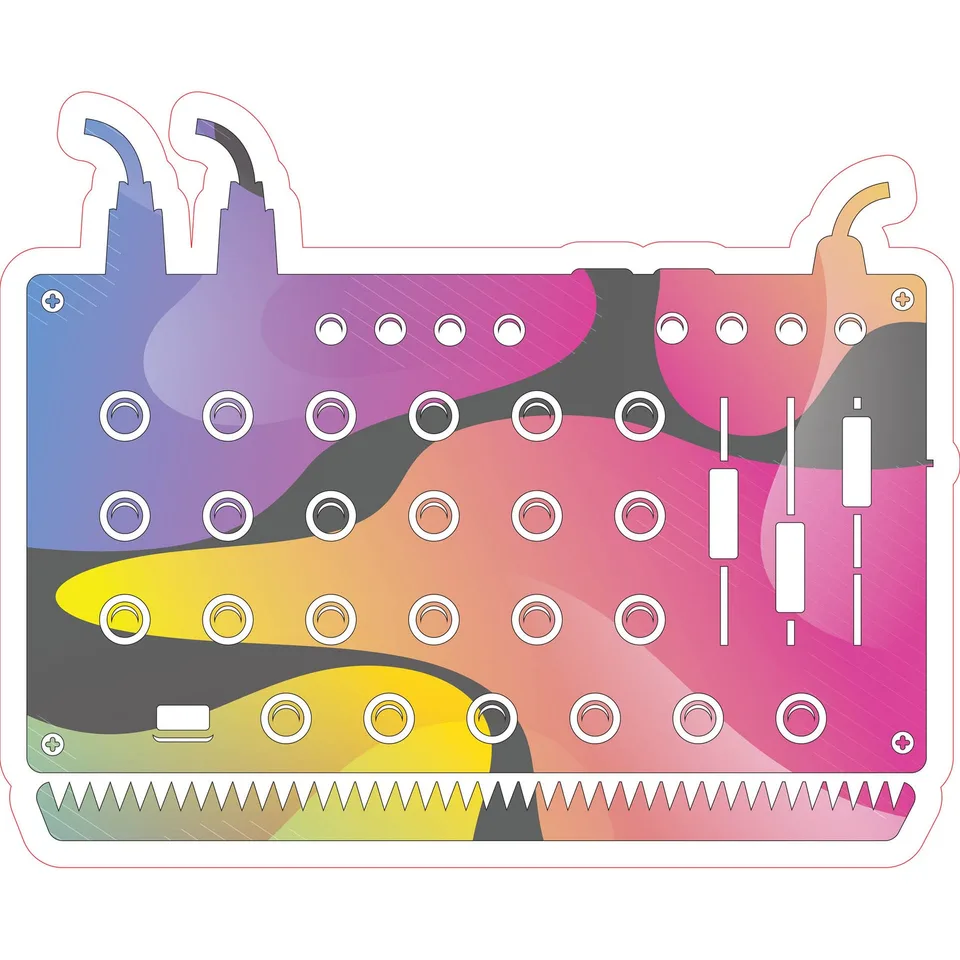 Sticker STEM, Sala de Arte Digitale, set B4, 50 cm, sticker 10