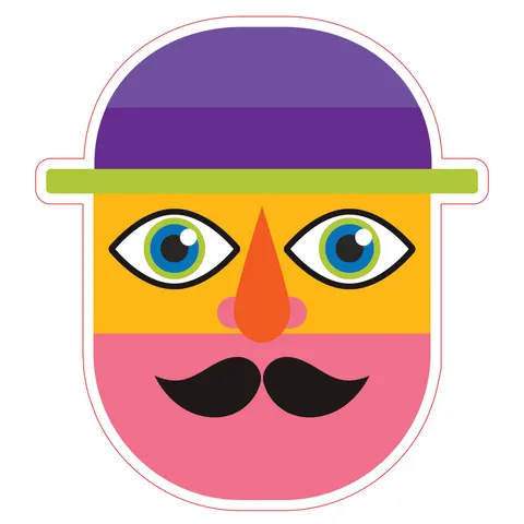 Sticker STEM, Sala de Arte Digitale, set B7, 50 cm, sticker 6