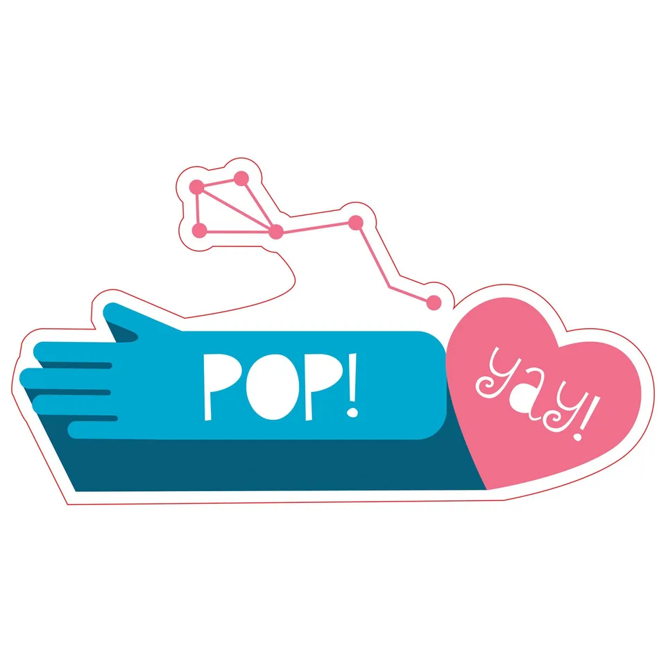 Sticker STEM, Sala de Arte Digitale, Set B7, 50 cm, Sticker 10