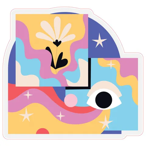 Sticker STEM, Digital Arts Hall, Set B8, 50 cm, Sticker 3