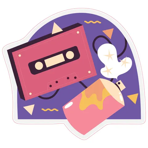 Sticker STEM, Camera de Arte Digitale, set B8, 50 cm, sticker 6