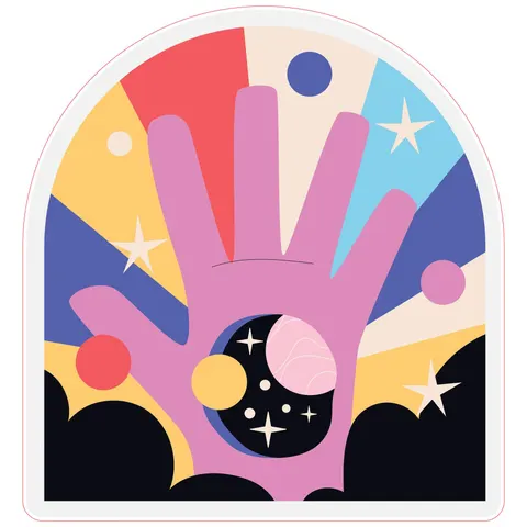 Sticker STEM, Digital Arts Hall, Set B8, 50 cm, Sticker 9