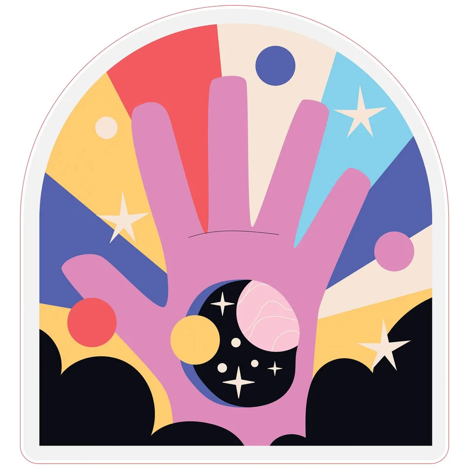 Sticker STEM, Digital Arts Hall, Set B8, 50 cm, Sticker 9