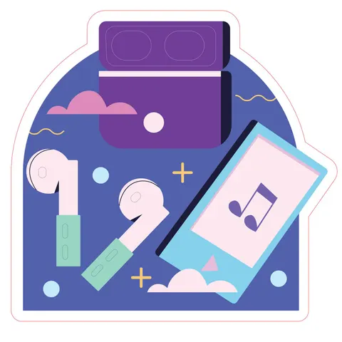 Sticker STEM, Digital Arts Hall, set B9, 50 cm, sticker 7