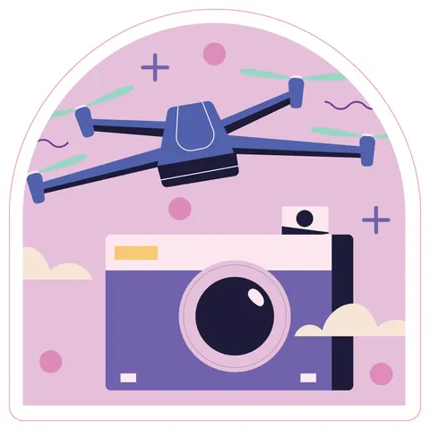 Sticker STEM, Digital Arts Hall, set B9, 50 cm, sticker 9
