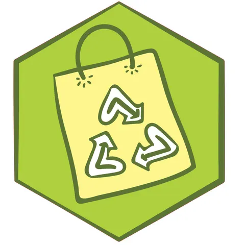 Sticker STEM, Tehnologii verzi și dezvoltare durabilă, set C2, 50 cm, sticker 2