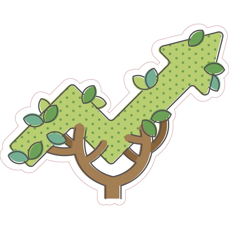 Sticker STEM, Tehnologii verzi și dezvoltare durabilă, set C6, 50 cm, sticker 1