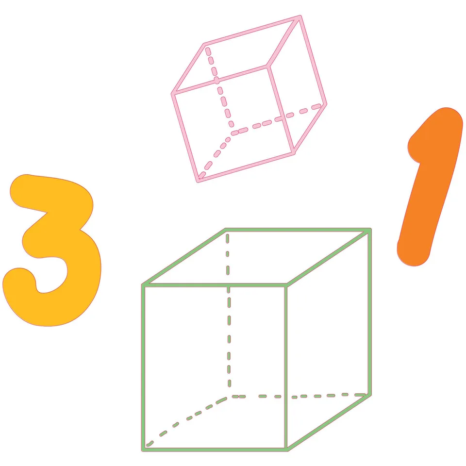 Autocolant STEM, Matematică & Informatică – Matematică, set D3, 50 cm, autocolant 9