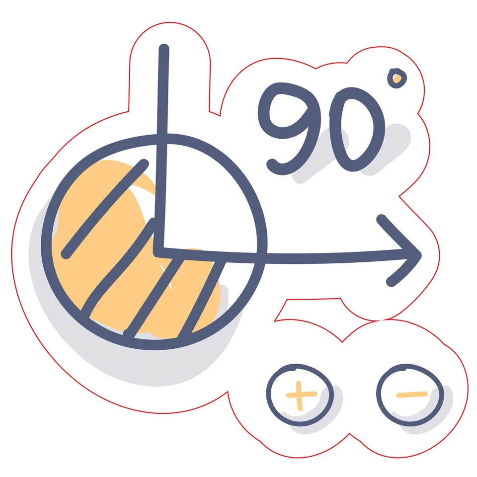 Sticker STEM, Matematică și Informatică - Matematică, Set D4, 50 cm, Sticker 5