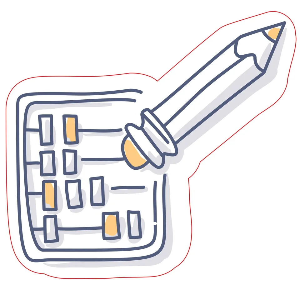 Sticker STEM, Matematică și Informatică – Matematică, set D4, 50 cm, sticker 7