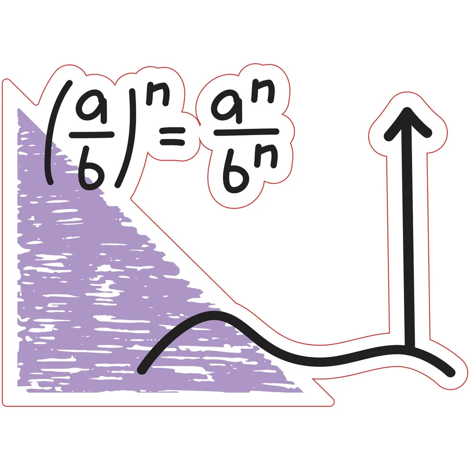 Sticker STEM, Matematică și Informatică – Matematică, set D7, 50 cm, sticker 10