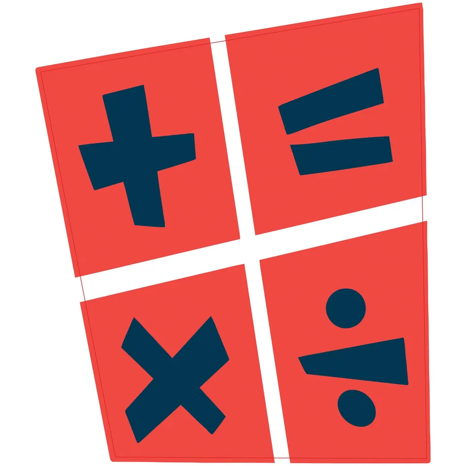 Sticker STEM, Matematică și Informatică - Matematică, set D8, 50 cm, sticker 1