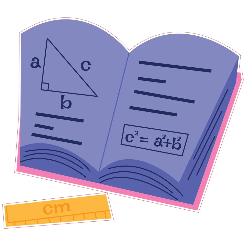 Autocolant STEM, Matematică și Informatică - Matematică, set D9, 50 cm, autocolant 8