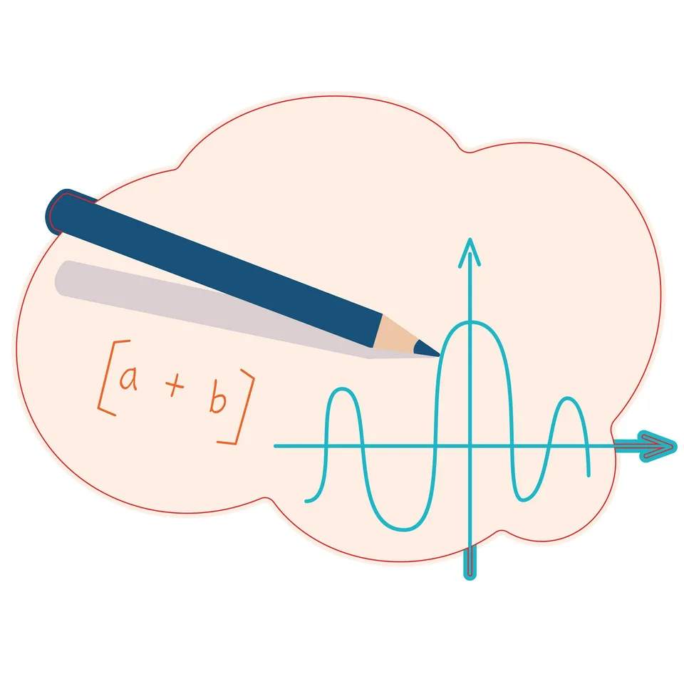 STEM Sticker, Matematica și Informatică - Matematică, set D10, 50 cm, sticker 5