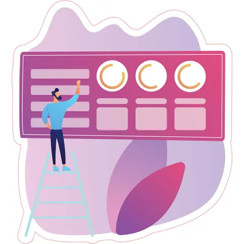 Sticker STEM, Matematică și Informatică – Informatică, set E4, 50 cm, sticker 4