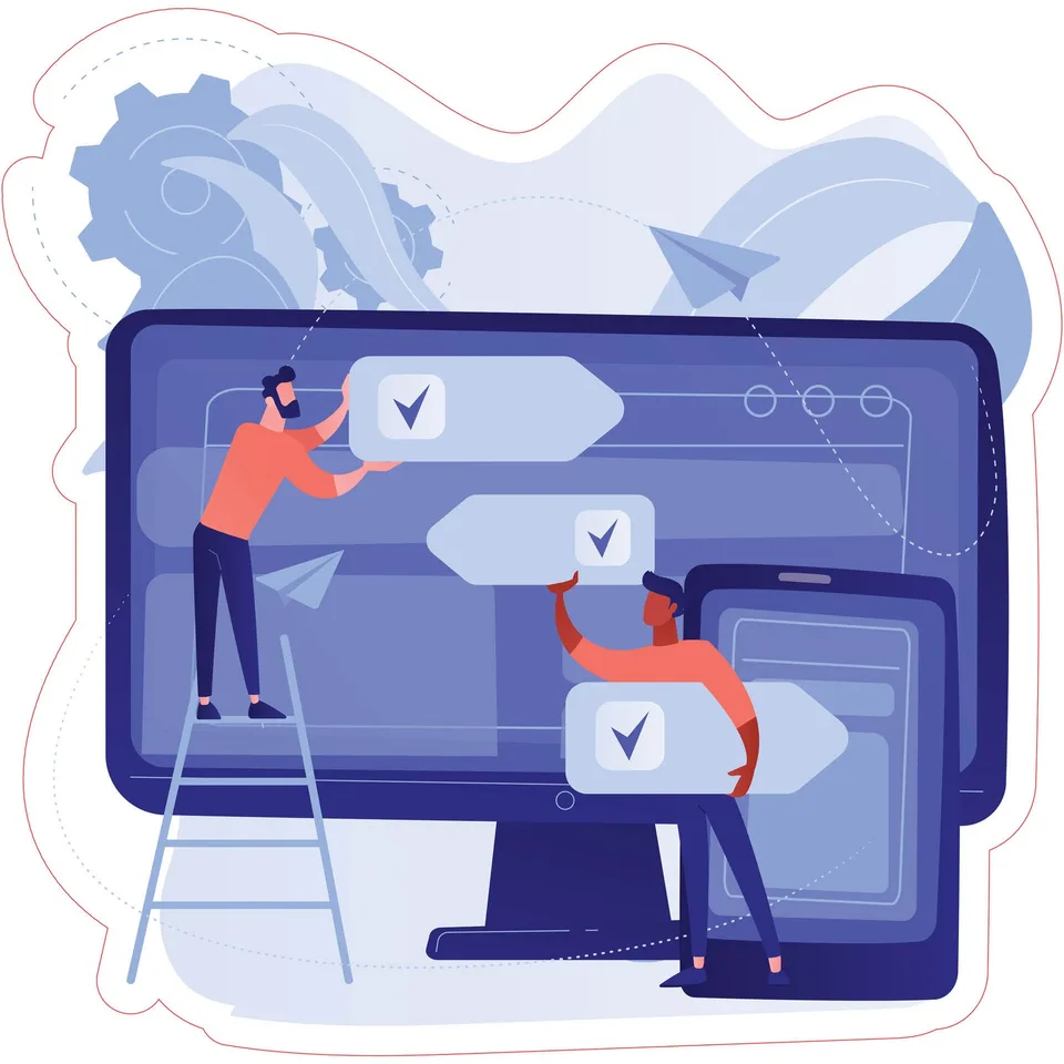 Autocolant STEM, Matematică și Informatică - Informatică, Set E4, 50 cm, Autocolant 8