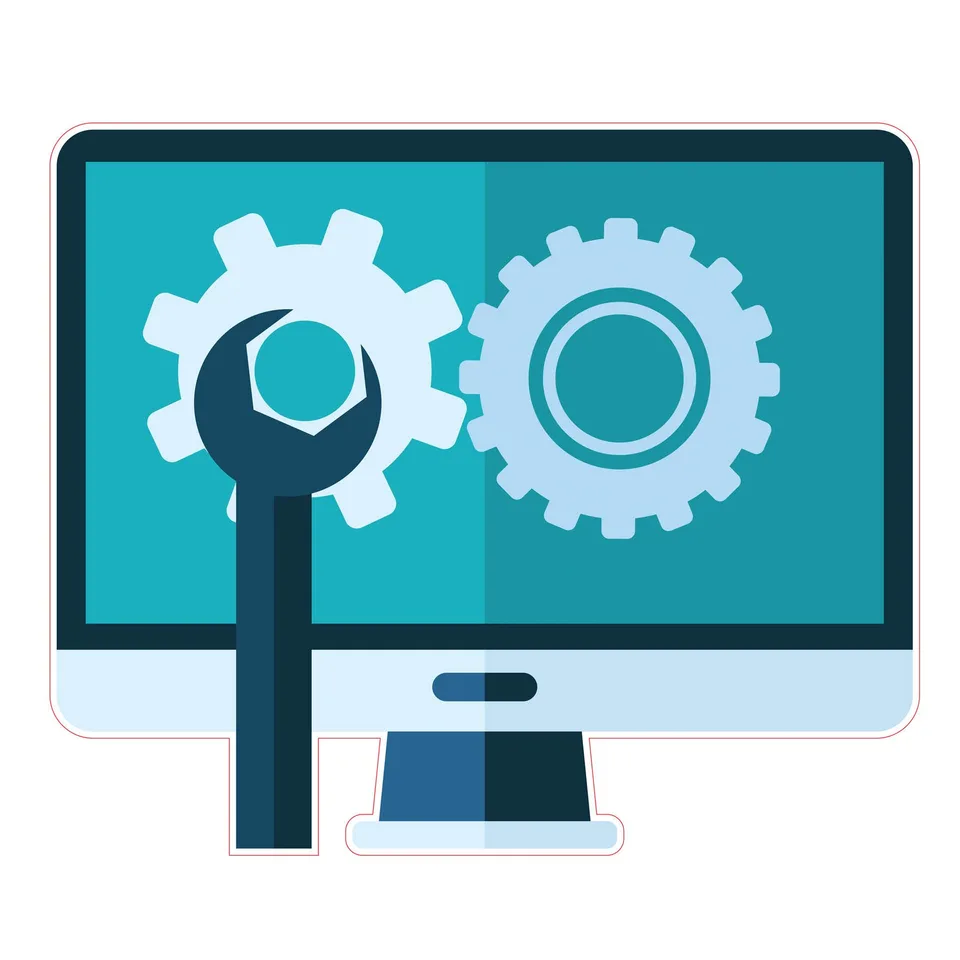 Sticker STEM, Matematică și Informatică – Informatică, Set E6, 50 cm, Sticker 7