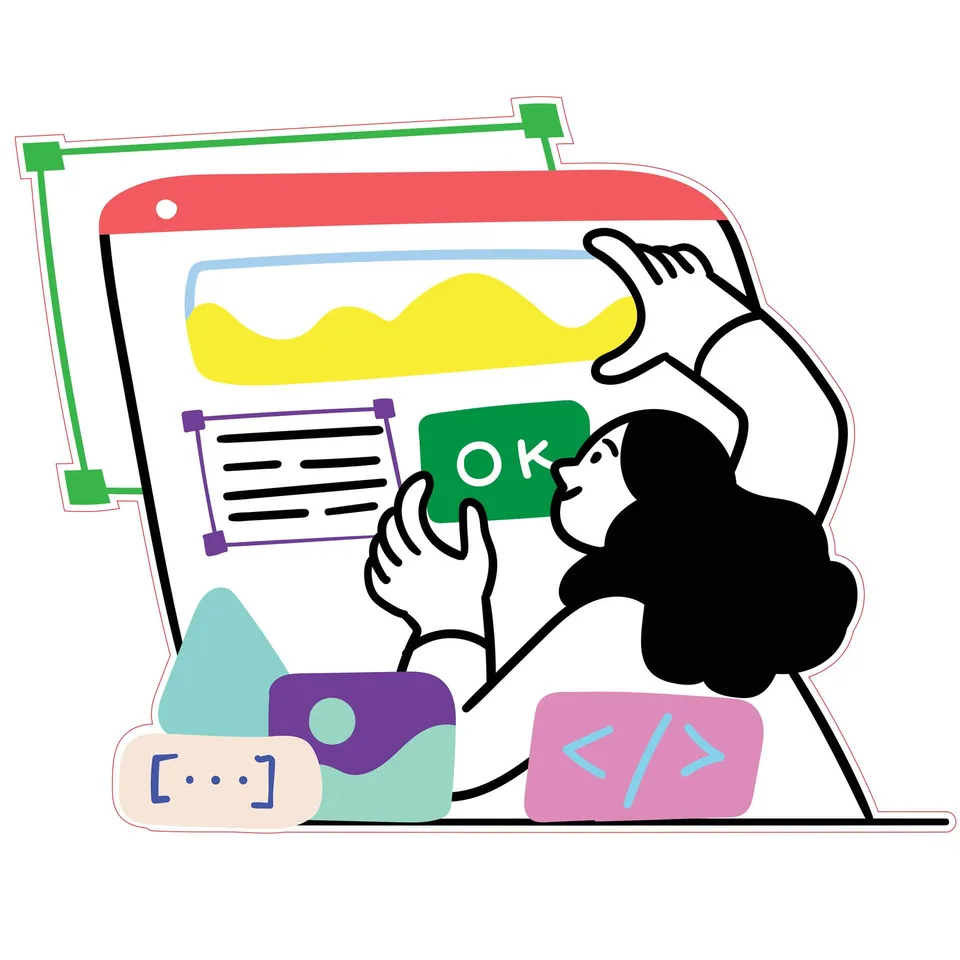 Sticker STEM, Matematică și Informatică - Informatică, set E8, 50 cm, sticker 7