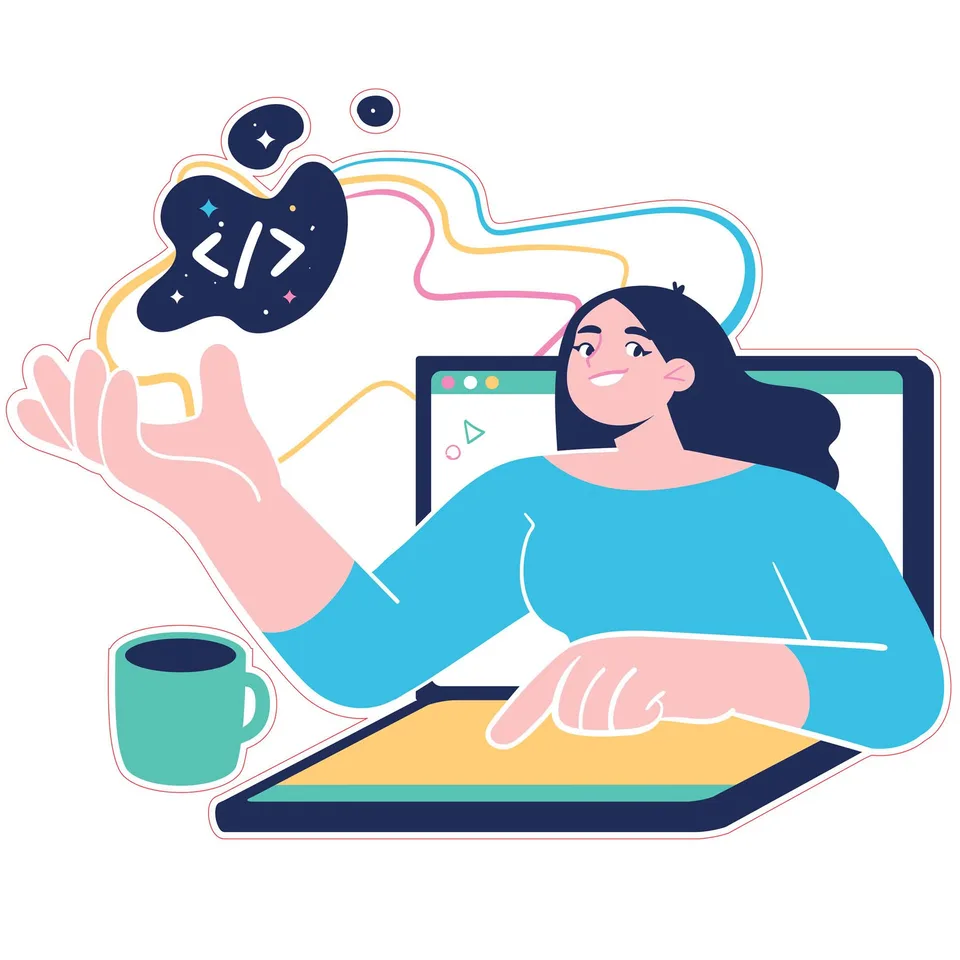 Sticker STEM, Matematică și Informatică – Informatică, Set E9, 50 cm, Sticker 2