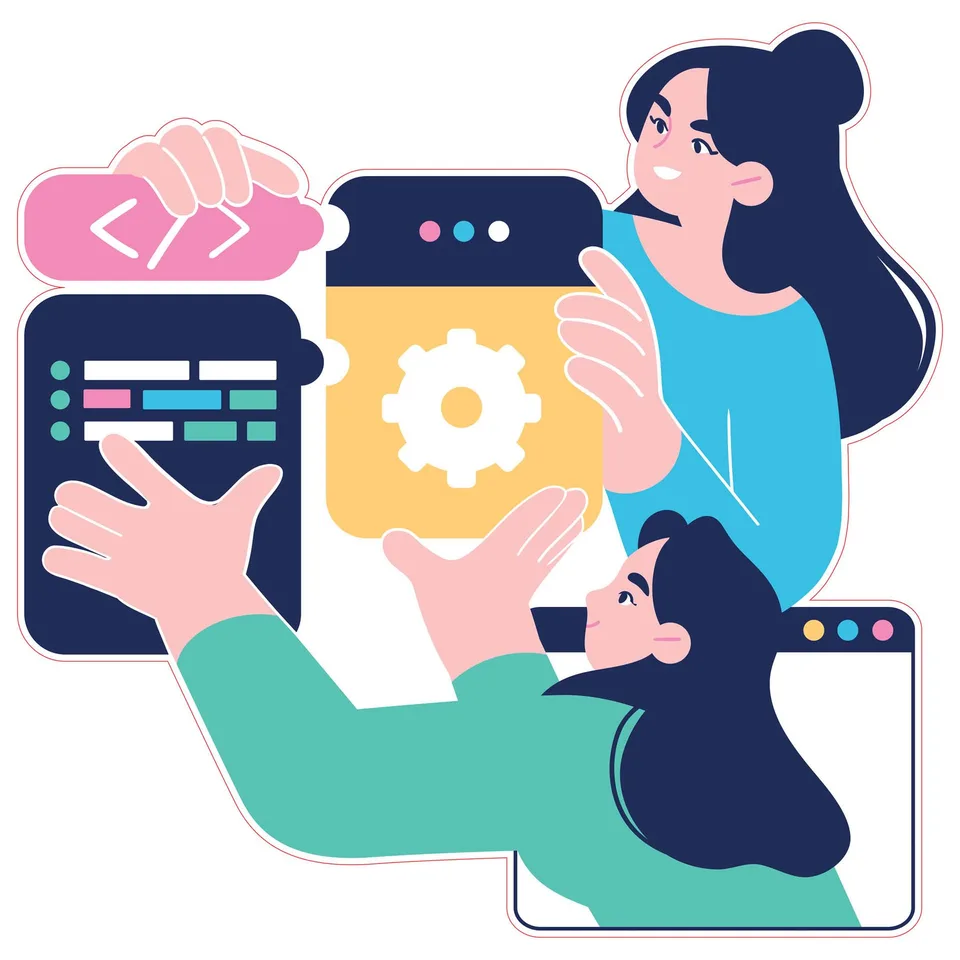 Sticker STEM, Matematică și Informatică – Informatică, Set E9, 50 cm, Sticker 7