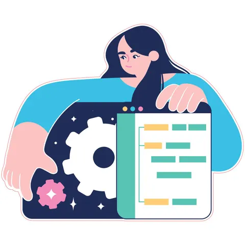 Sticker STEM, Matematică și Informatică - Informatică, Set E9, 50 cm, Sticker 9