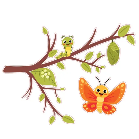 Sticker STEM, Științe naturale – Biologie, set F1, 50 cm, sticker 7