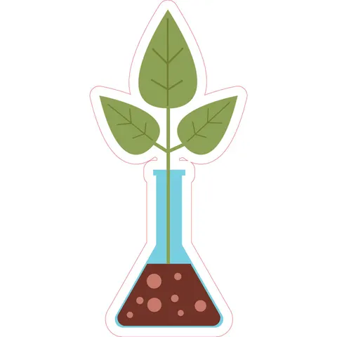 STEM Sticker, Științe Naturale - Biologie, set F5, 50 cm, autocolant 9