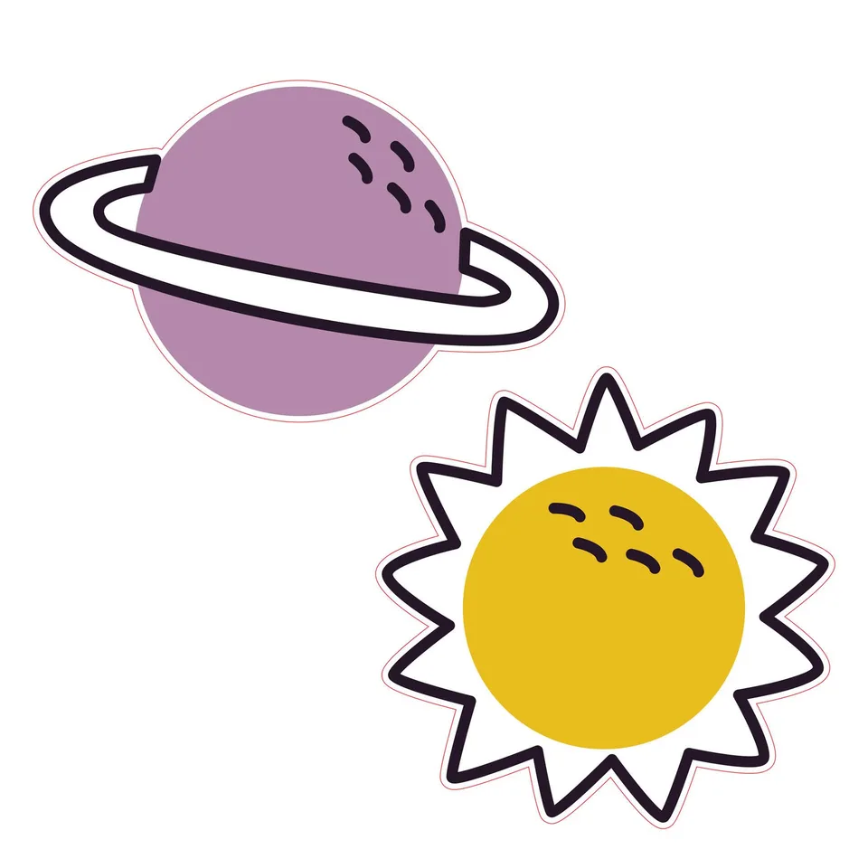 Sticker STEM, Științe naturale - Fizică, set G6, 50 cm, sticker 8