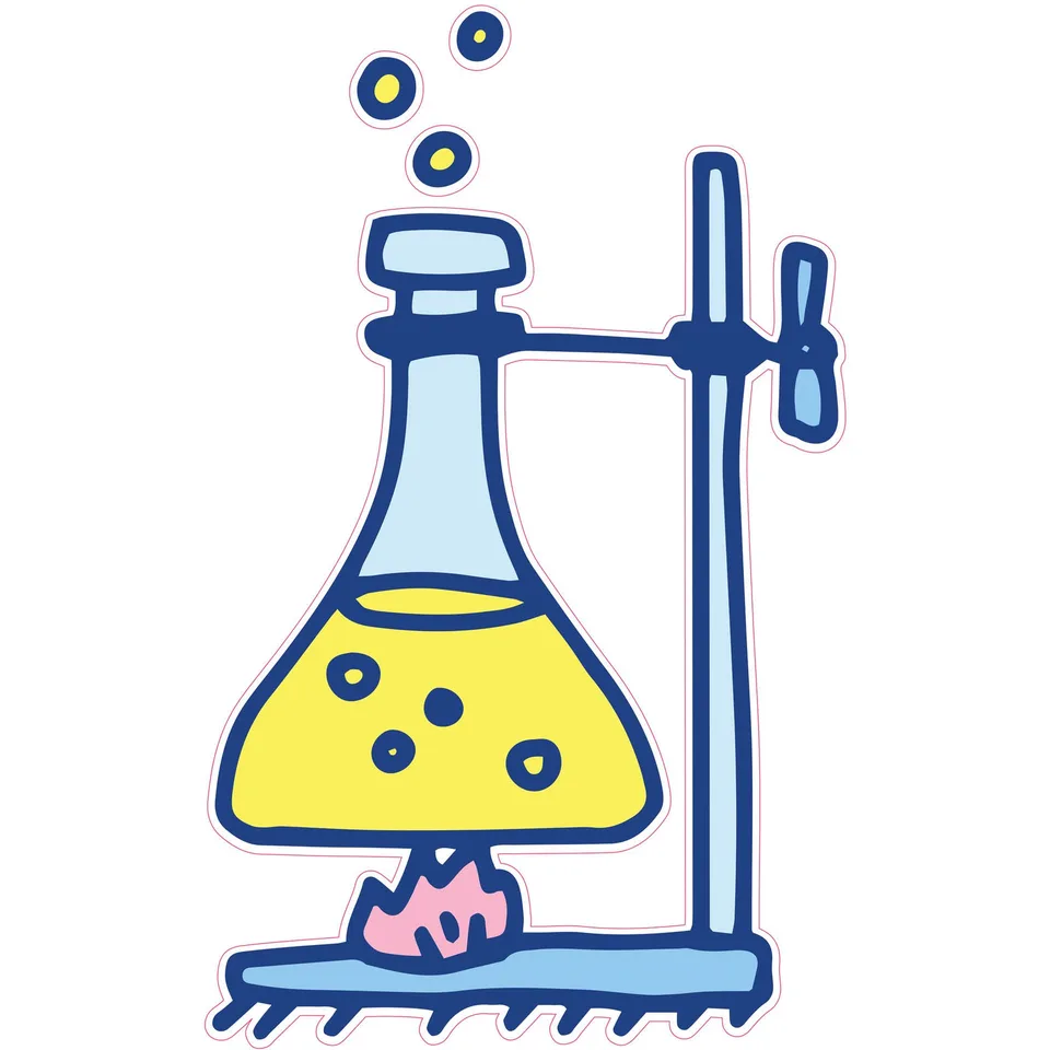 Sticker STEM, Științe Naturale - Chimie, set H1, 50 cm, sticker 5