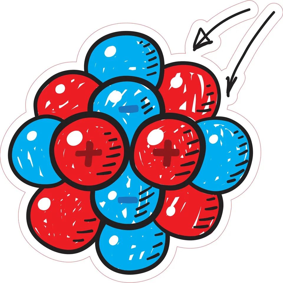 Sticker STEM, Științe Naturale - Chimie, set H5, 50 cm, sticker 5