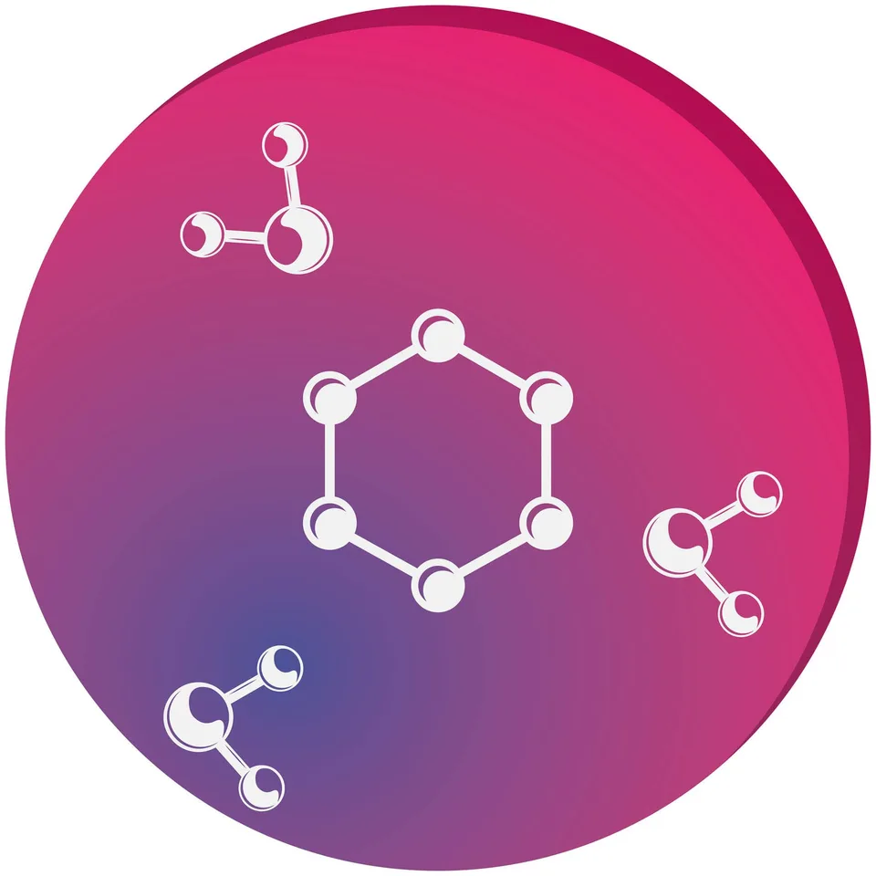 Autocolant STEM, Științe Naturale – Chimie, set H7, 50 cm, autocolant 2