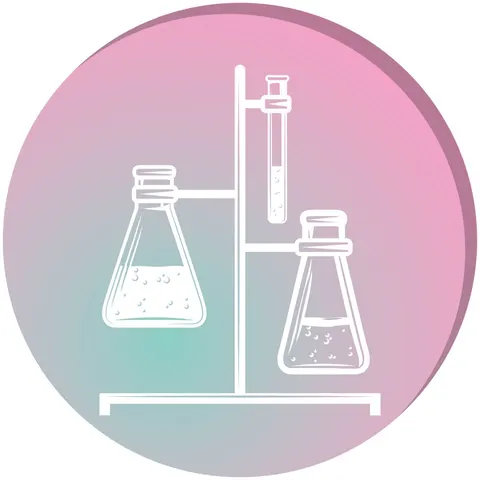 Autocolant STEM, Științe Naturale - Chimie, set H7, 50 cm, autocolant 6